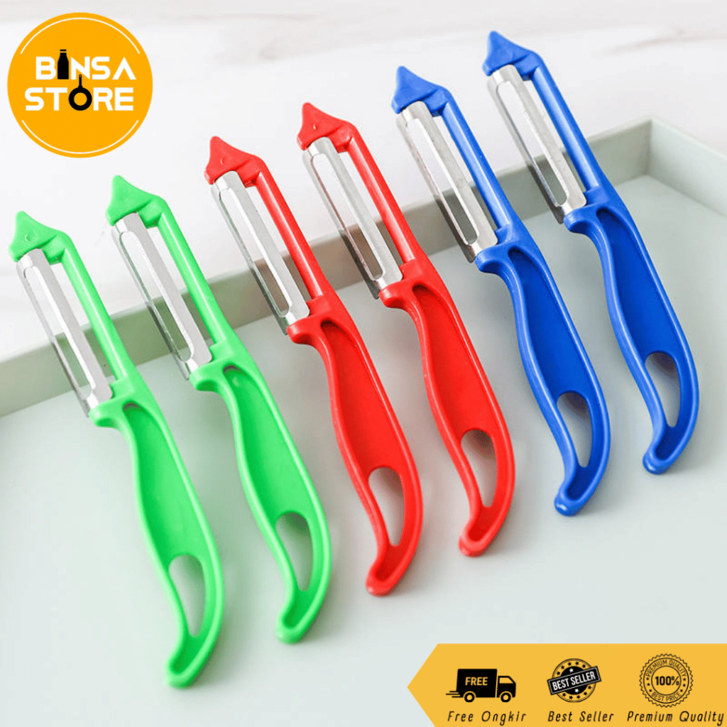 Peeler Tajam Plastik Murah Pisau Serutan Buah Pengupas Kulit Kupas Wortel Kentang Souvenir - 950