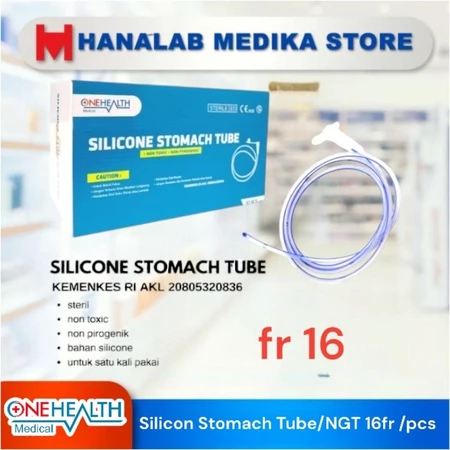 Onehealth Silicone Stomach Tube Ngt 16 Pcs