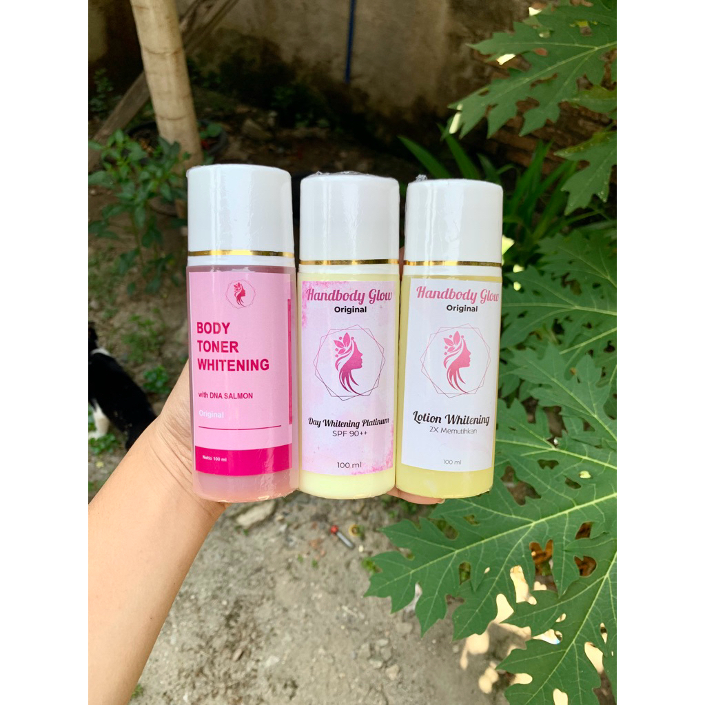 HB GLOW MALAM+HB GLOW SIANG+TONER BADAN