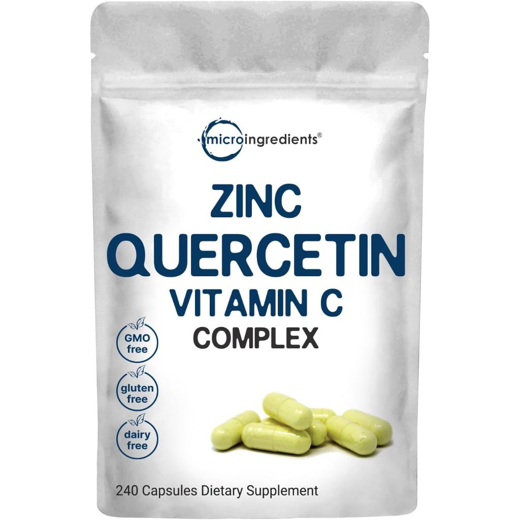 Microingredients ZINC QUERCETIN VITAMIN C Complex 240 Capsule