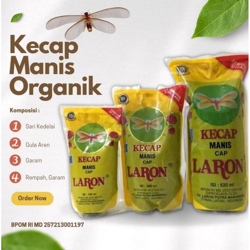

Kecap Manis Cap Laron Khas Tuban 150ml 300ml 620ml / Kecap Laron Tuban