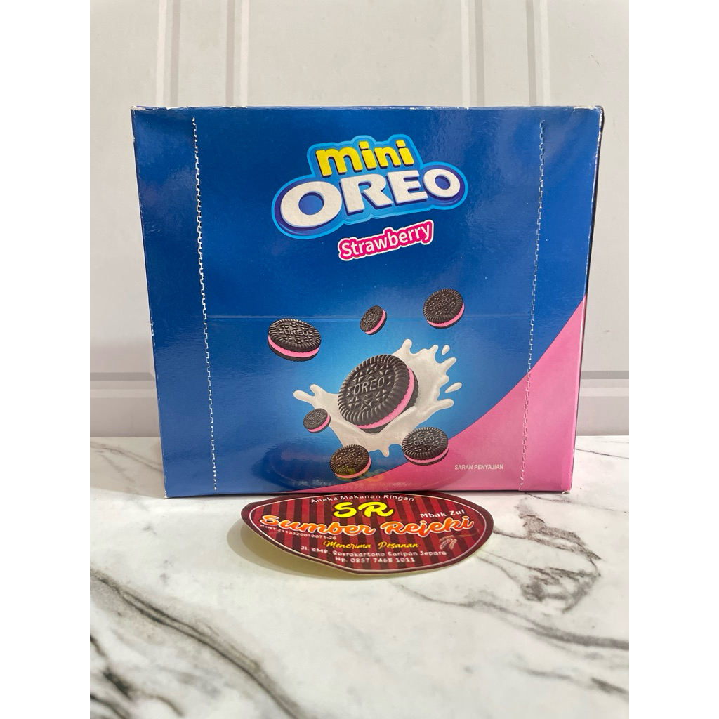 

OREO MINI STRAWBERRY ISI 10 PCS
