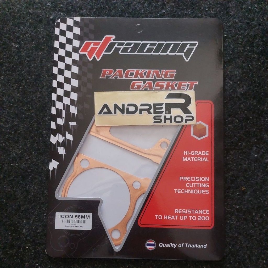 Paking head tembaga beat Scoopy karbu 55mm 57mm 58mm