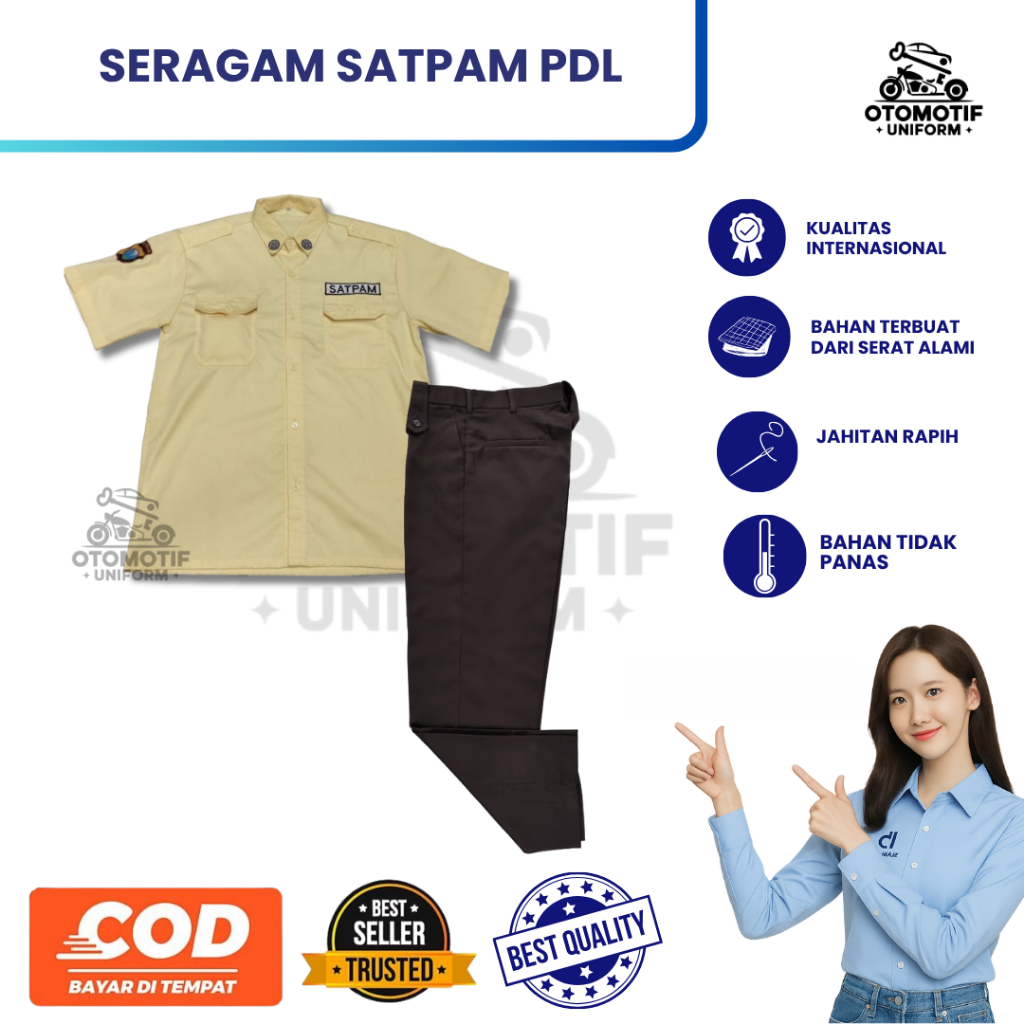 Seragam Satpam PDL | Seragam Satpam | Baju Satpam | Celana Satpam