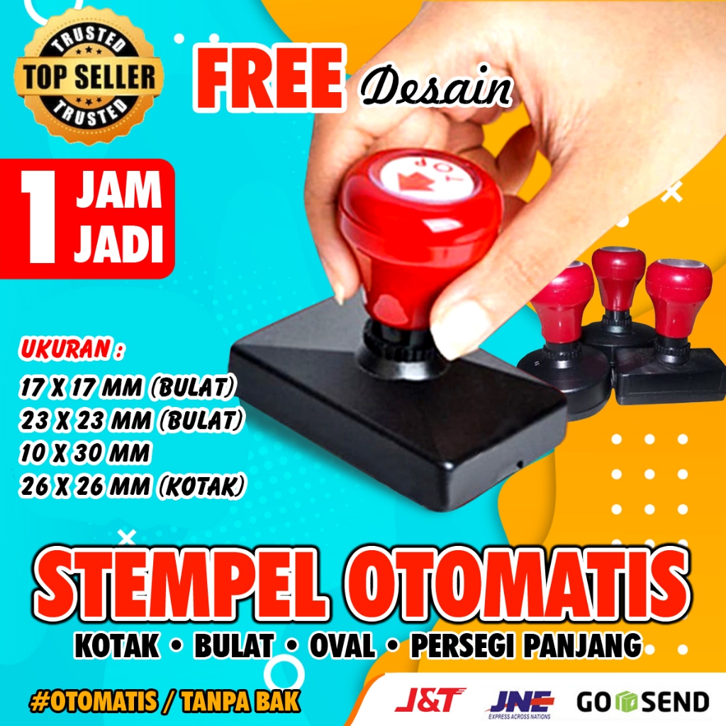 

STEMPEL WARNA OTOMATIS MURAH CEPAT FREE DESAIN