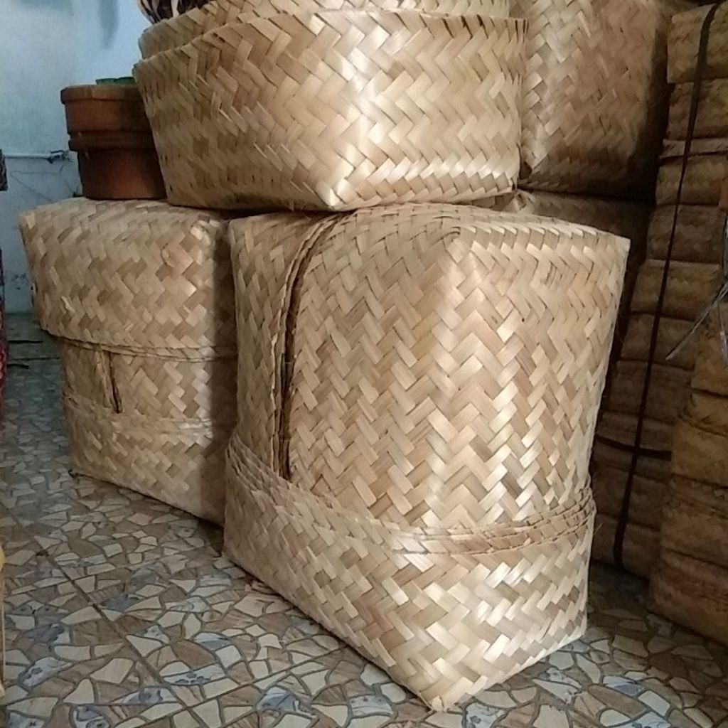 Besek Bambu 50x30x20 Besek Persegi Panjang Besek PSHT DLL