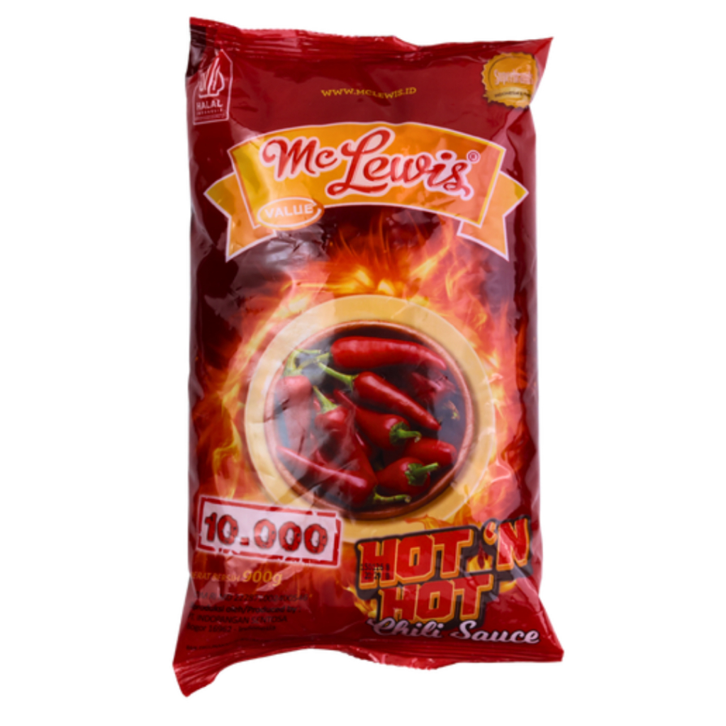 

Mc Lewis Hot n Hot Chilli Sauce 900g / Saus Mc Lewis 900g