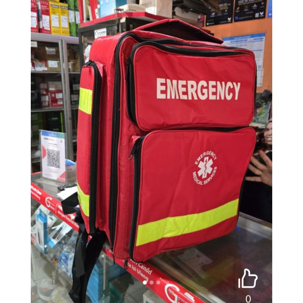 Tas Emergency kit (First aid kit) / Responder bag plus isi