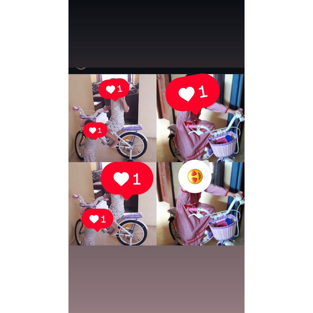 second sepeda anak roda 4