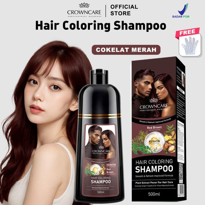 CrownCare Hair Coloring Shampoo 500ml