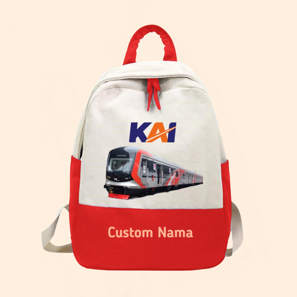 Tas anak kereta api crrc kereta terbaru free custom nama
