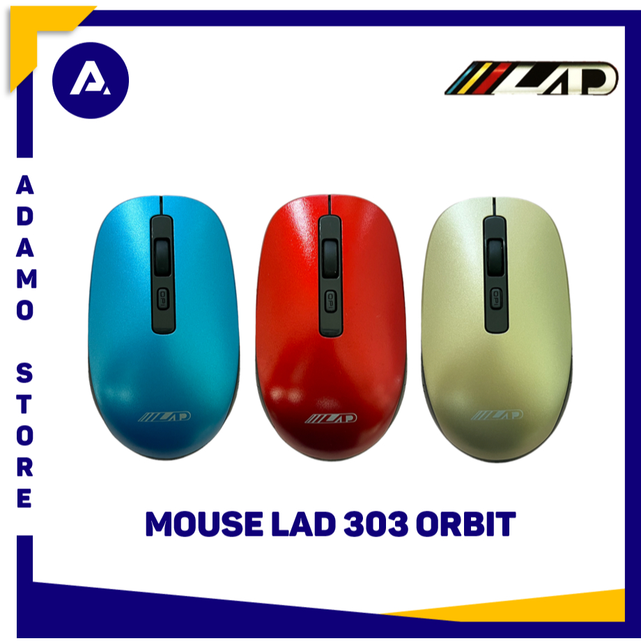 Mouse Wireless USB LAD LD-303 Orbit LD 303 2.4Ghz Mouse