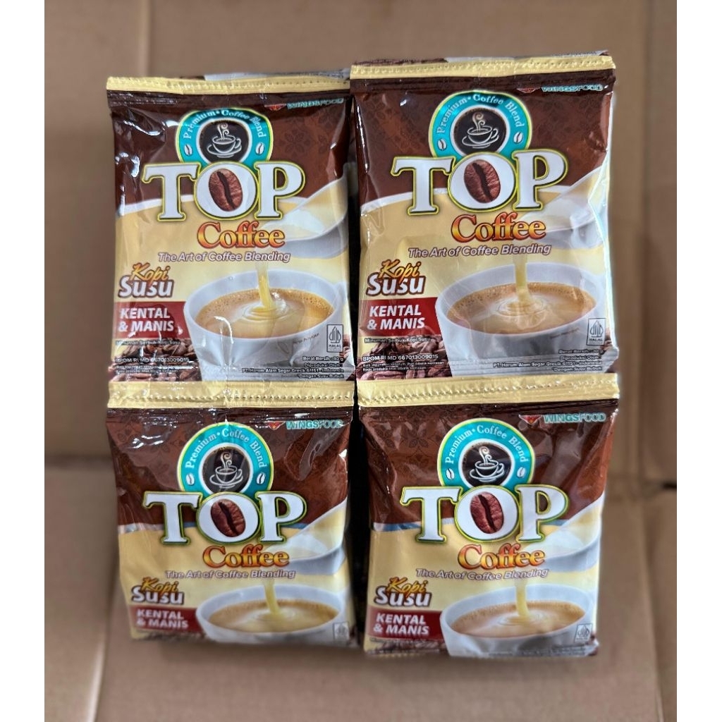 

Top Coffee Kopi Susu Kental & Manis 12Sachet