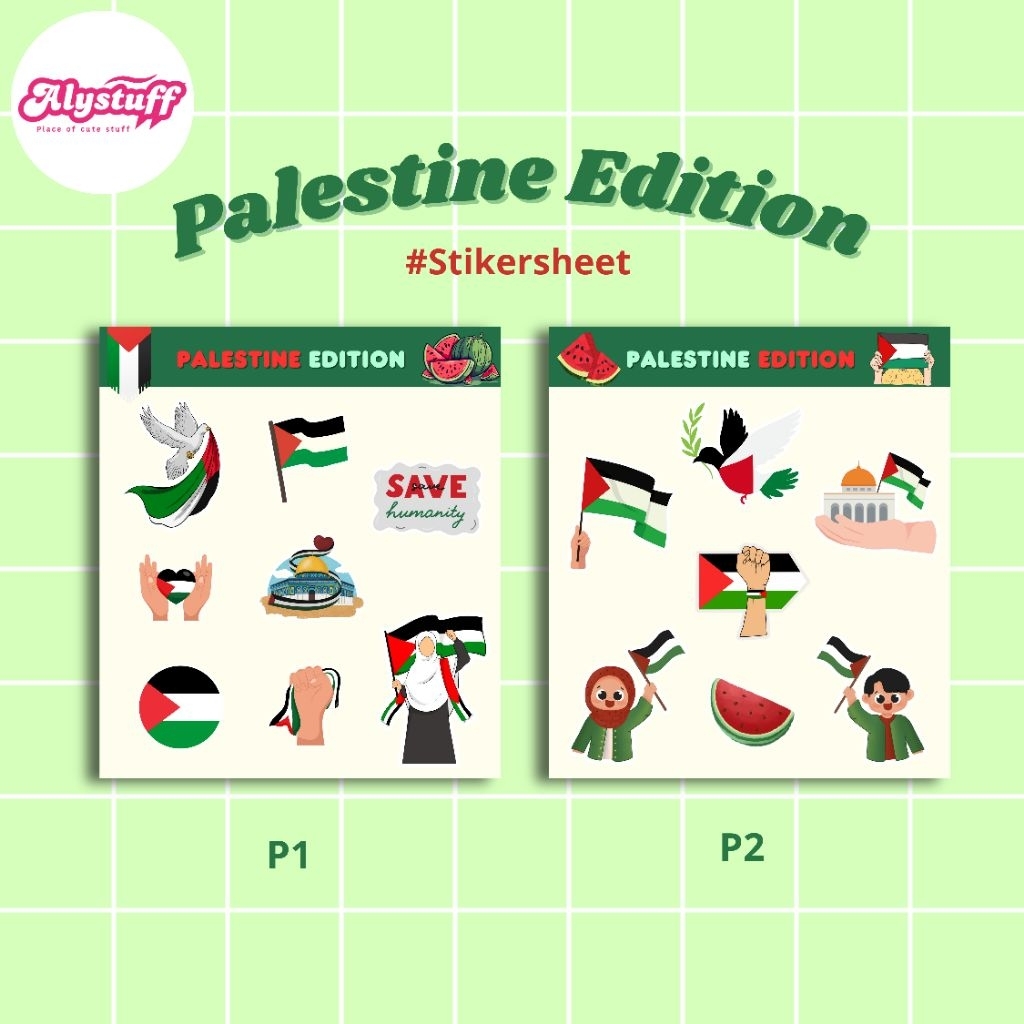 

STIKER PALESTINA (FREE PALESTINE) TAHAN AIR LUCU