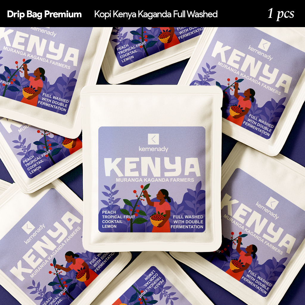 

Drip Bag Premium Kenya Muranga Full Washed Specialty Coffee