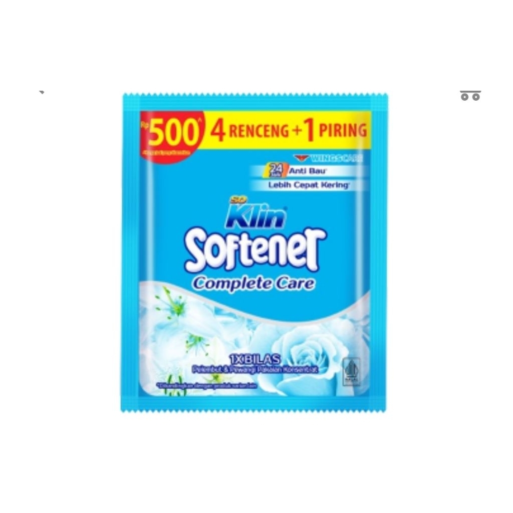 softener soklin 1x bilas isi 12 per renceng