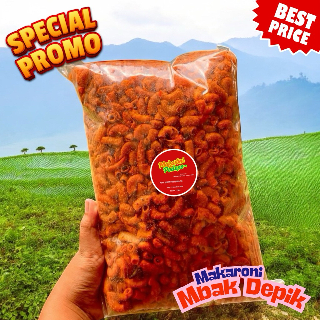

Makaroni Pedas 250g – Snack Viral Surabaya, Siap Kirim!