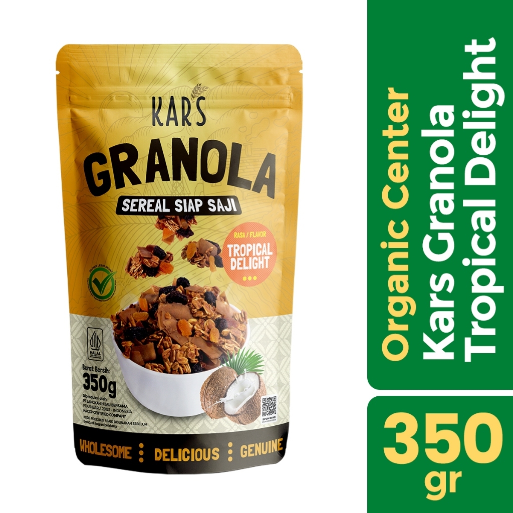 

[oddsolshop] pekanbaru/OC Organic Center / Kars Granola Tropical Delight 350GR Sereal Siap Saji