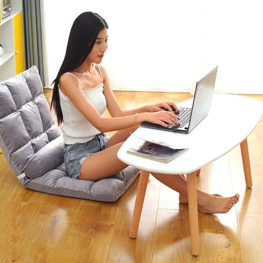 Kursi Lipat Santai Lesehan Sandaran Sofa + Bantal - Bean Bag Kursi Sofa Malas Dengan Bantal