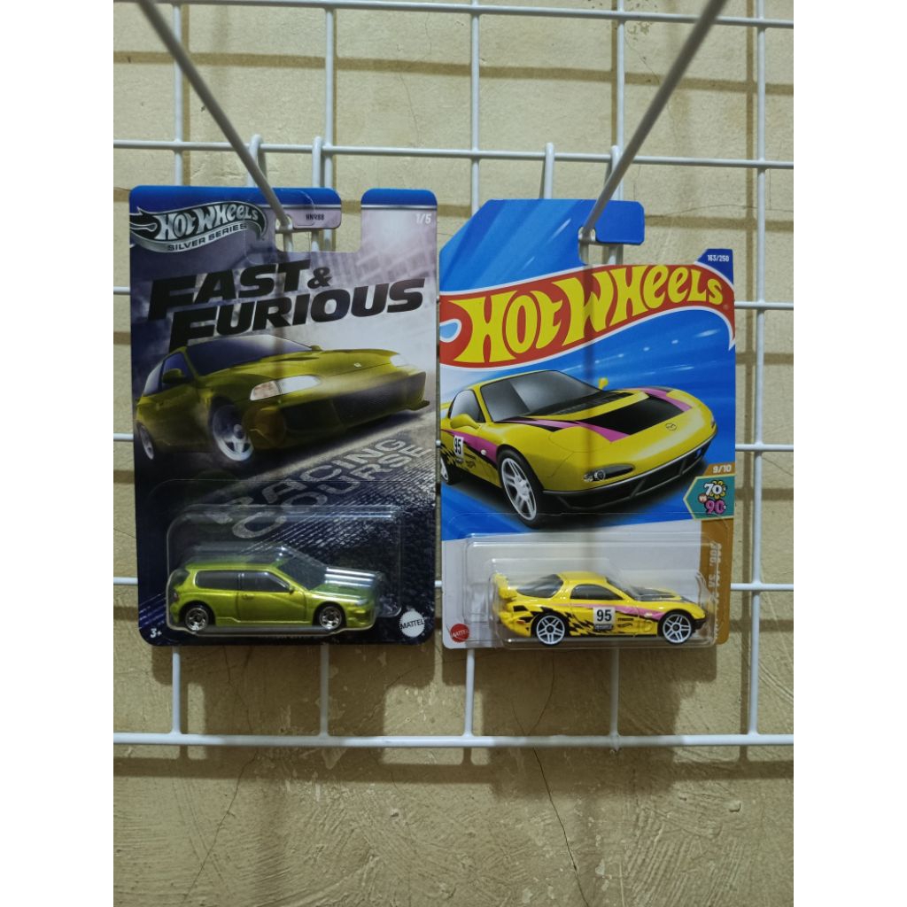 Hot Wheels Paket Civic EG and Mazda RX-7 Drift
