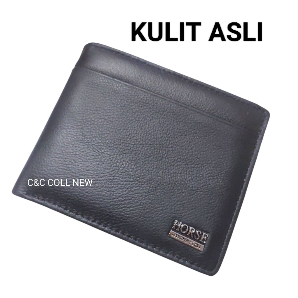DOMPET PRIA KULIT SAPI ASLI ADA RESLETING DALAM SELIPAN BAGIAN DEPAN DAN BELAKANG