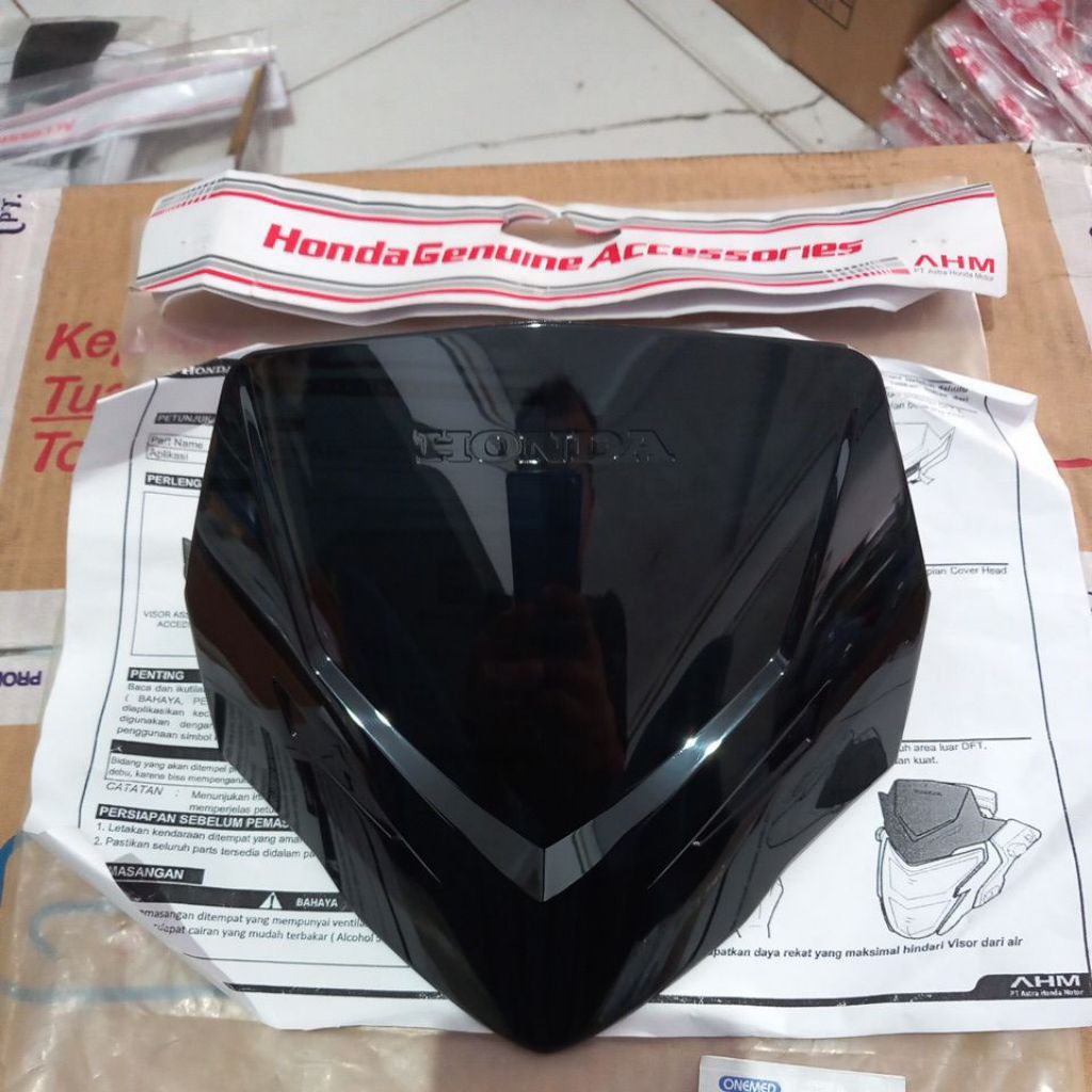 ACCESSORIES VISOR CB150R 2021 ASLI HONDA AHM