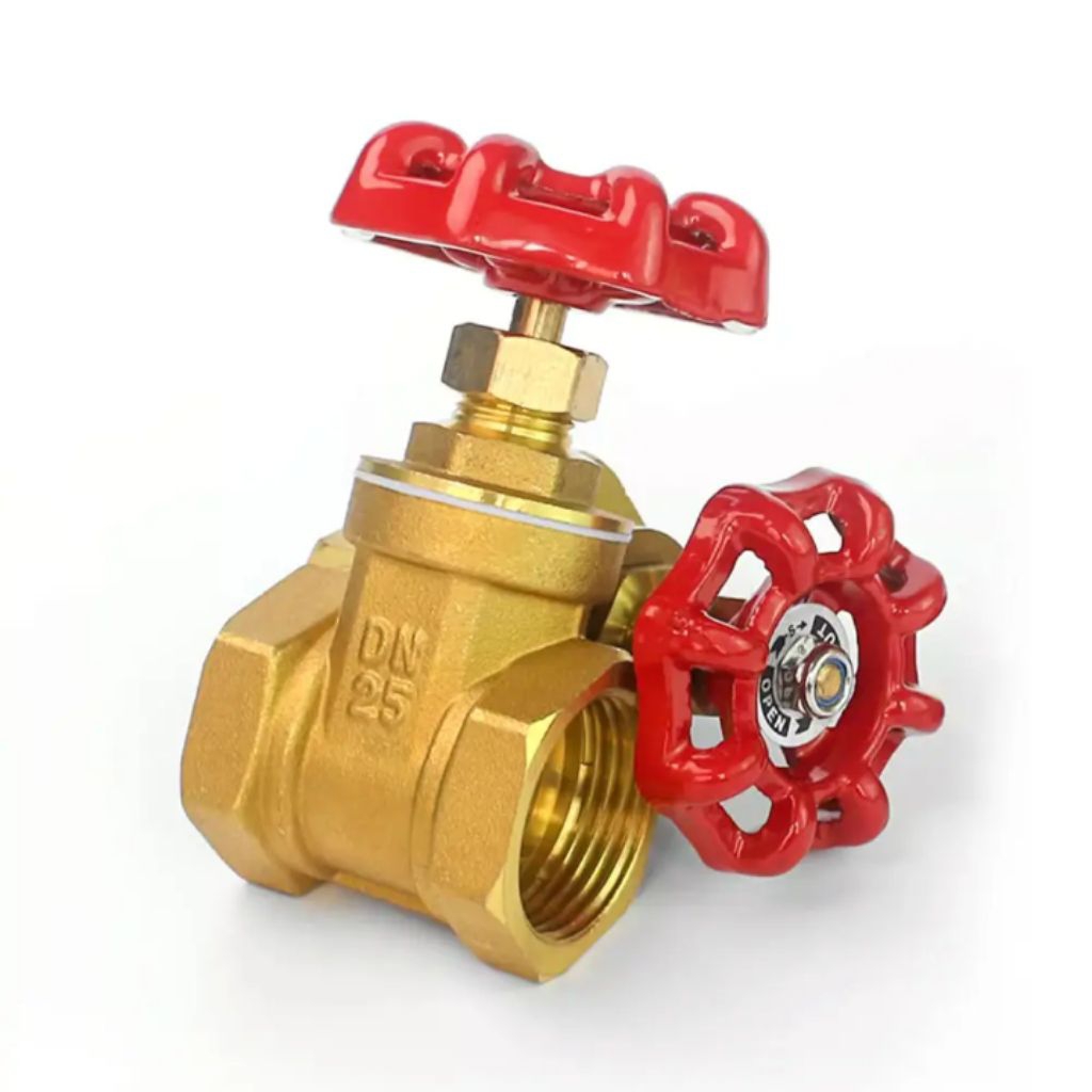 Gate Valve Kuningan PN16 Drat 4" inch / Gate Valve Brass Pn16