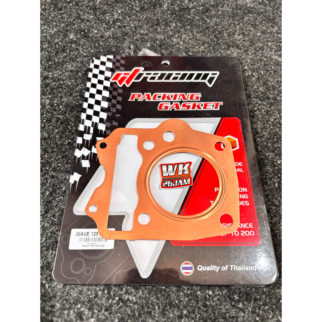 paking head tembaga kharisma suprax125 wave125 kph gf racing