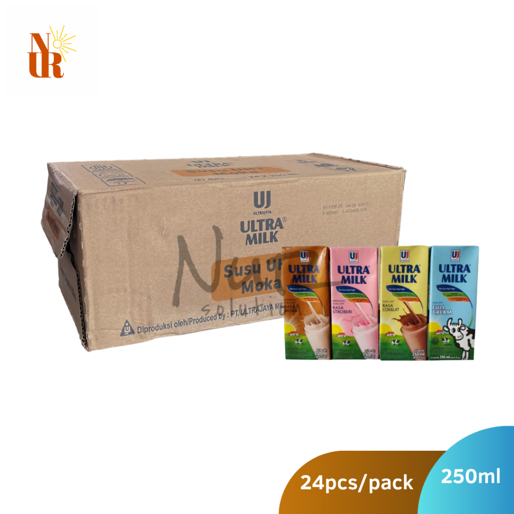 

Ultra Milk Susu UHT 250ml x 24pcs [Karton]