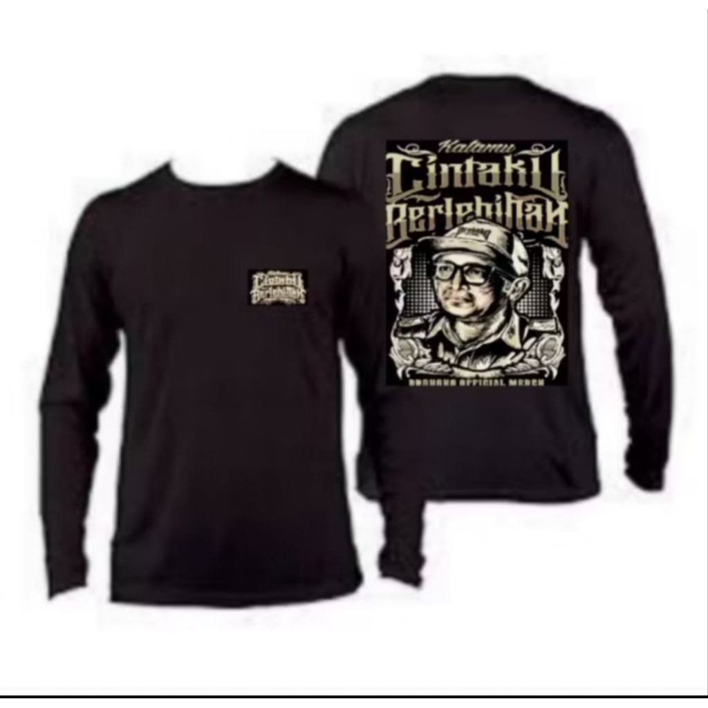 kAOS VIRAL LENGAN PANJANG Katamu Cintaku Berlebihan- t-shirt Fan's kades Jawa tengah