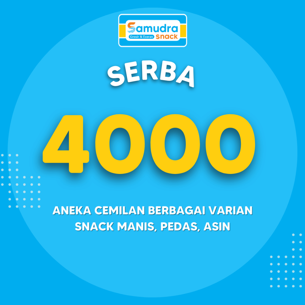 

SERBA 4000 ANEKA CEMILAN SNACK KUE KERING - SAMUDRA SNACK