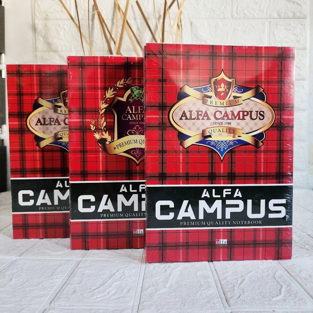 

COD !!! / BUKU TULIS CAMPUS ALFA PREMIUM 50/36 Lembar ( isi 10 Buku )// ALFA CAMPUS PREMIUM BOXY 50 LEMBAR 1 PACK ISI 10 PCS