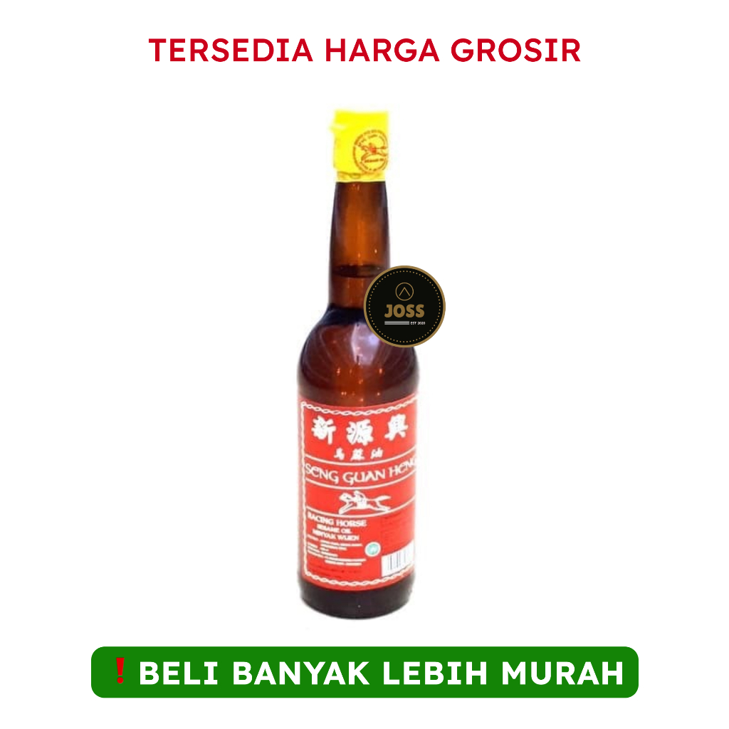 

[KHUSUS INSTAN] Minyak Wijen SENG GUAN HENG Racing Horse Kuda 620ml