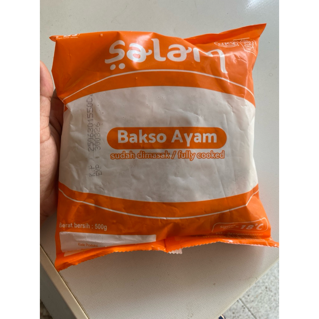 

Bakso Ayam Salam 500g – Varian Kerikil & Biasa – Frozen Food Praktis