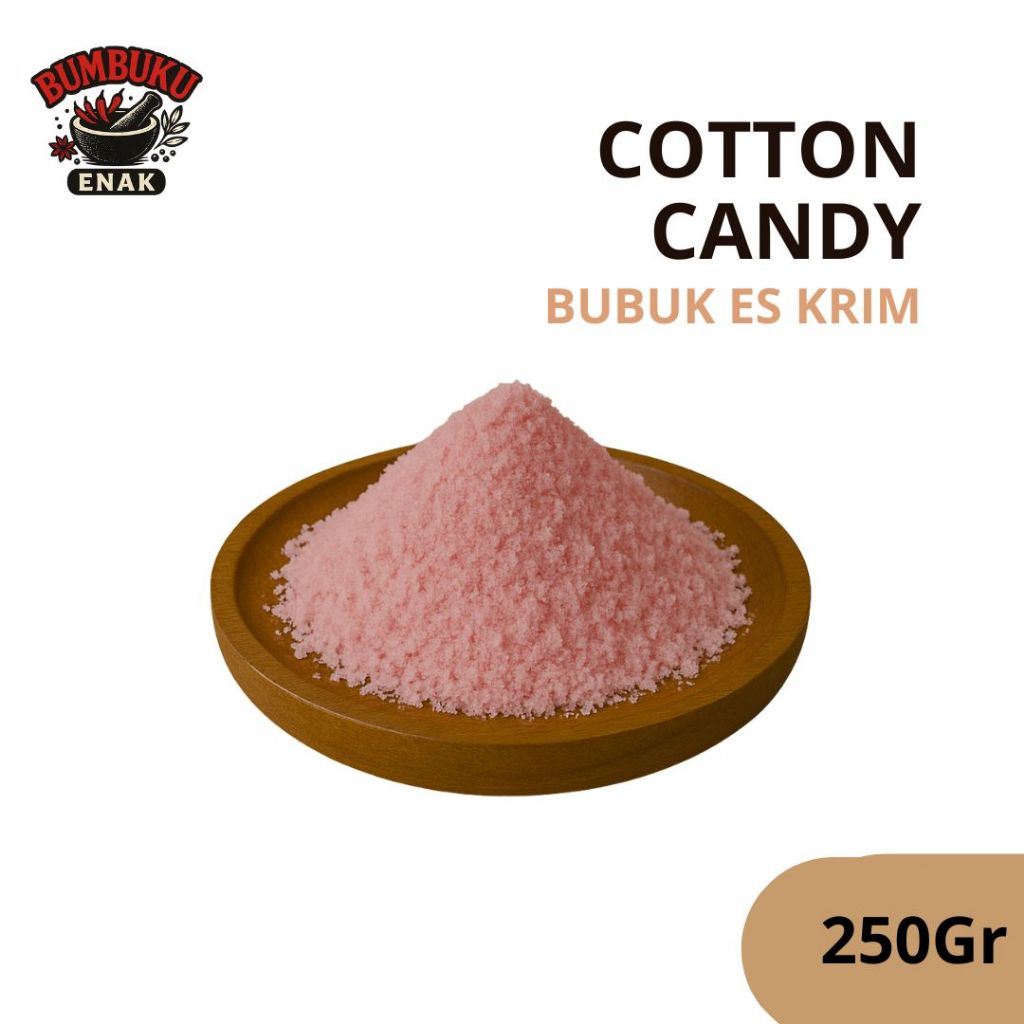 

Bubuk Es Krim Cotton Candy 250gr – Rasa Manis Lembut Permen Kapas, Warna Ceria & Praktis Diseduh, Cocok Jualan