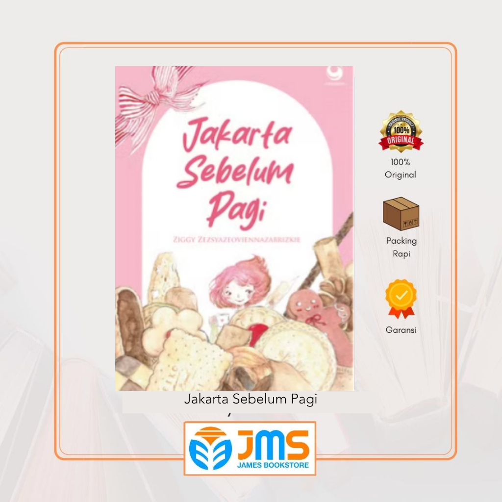 Buku Novel  Fiksi Jakarta Sebelum Pagi Best Seller