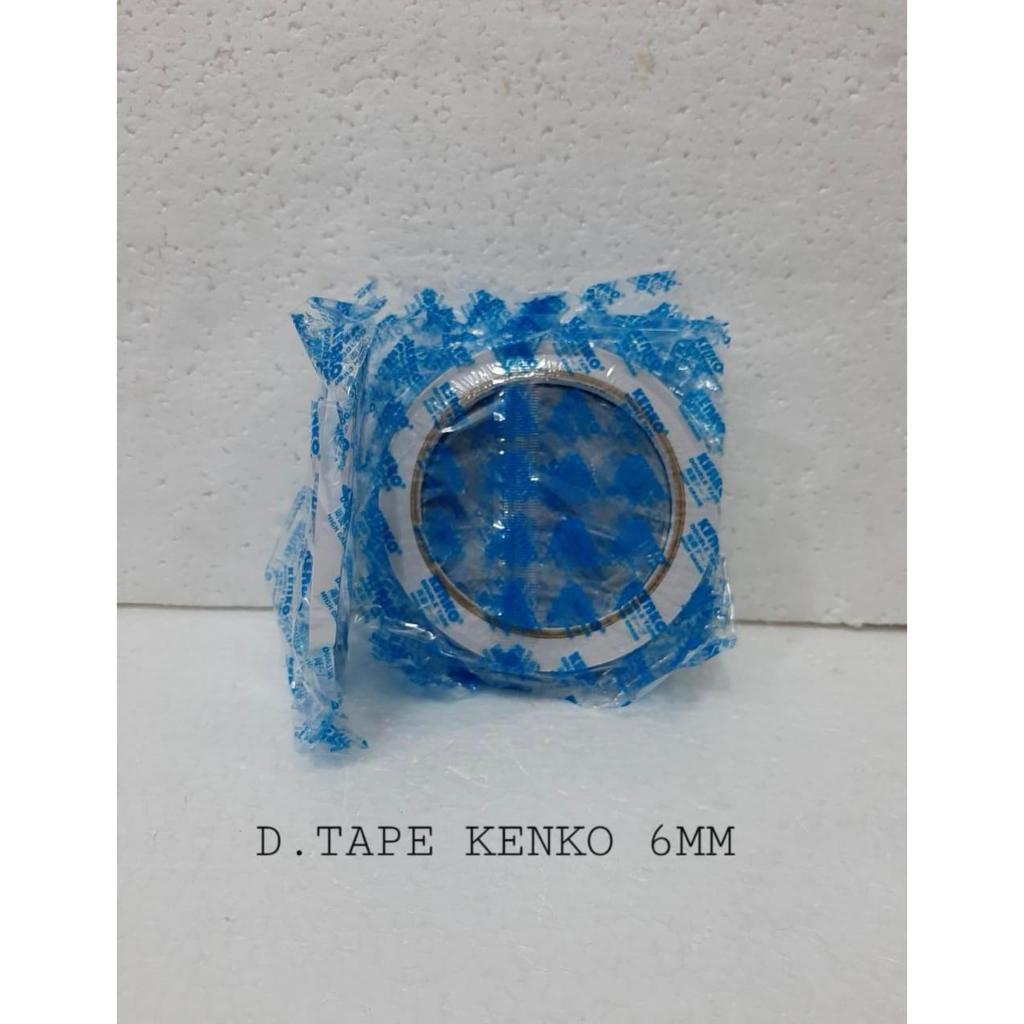 

DOUBLE TAPE KENKO 6MM(1/4 INCH)/MERK KENKO/1 PLASTIK 48 PCS/1 DUS 10 PLASTIK@48 PCS