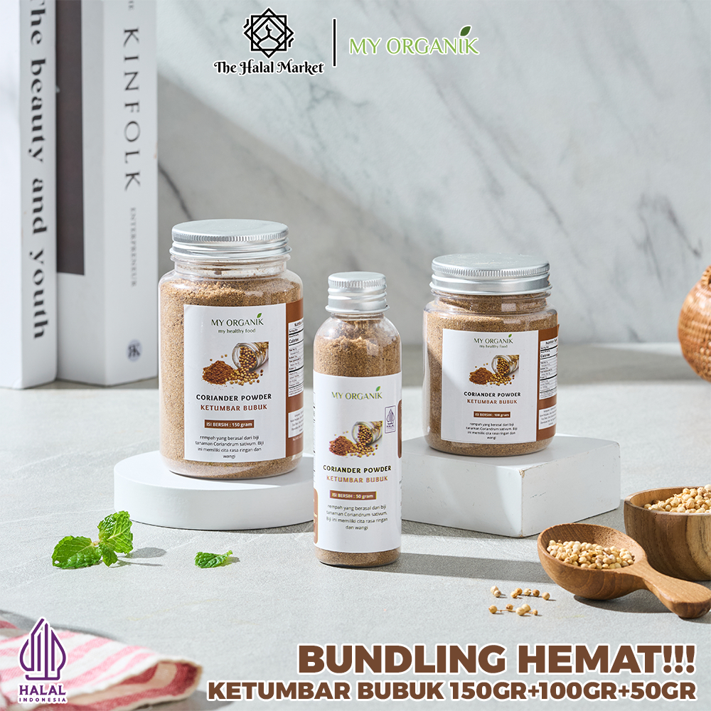 

My Organik Ketumbar Bubuk Murni Organik - Coriander Powder Kemasan Jar