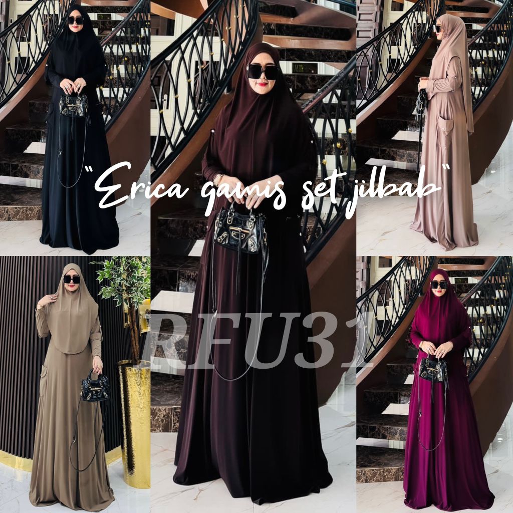 ERICA GAMIS SET JILBAB BY M.NABIL