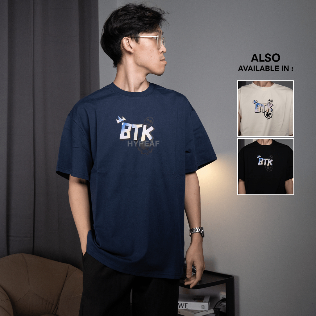 BTK BestKiller Skeleton Shoulder Monster Tshirt Tee Authentic / Baju Kaos BTK Original