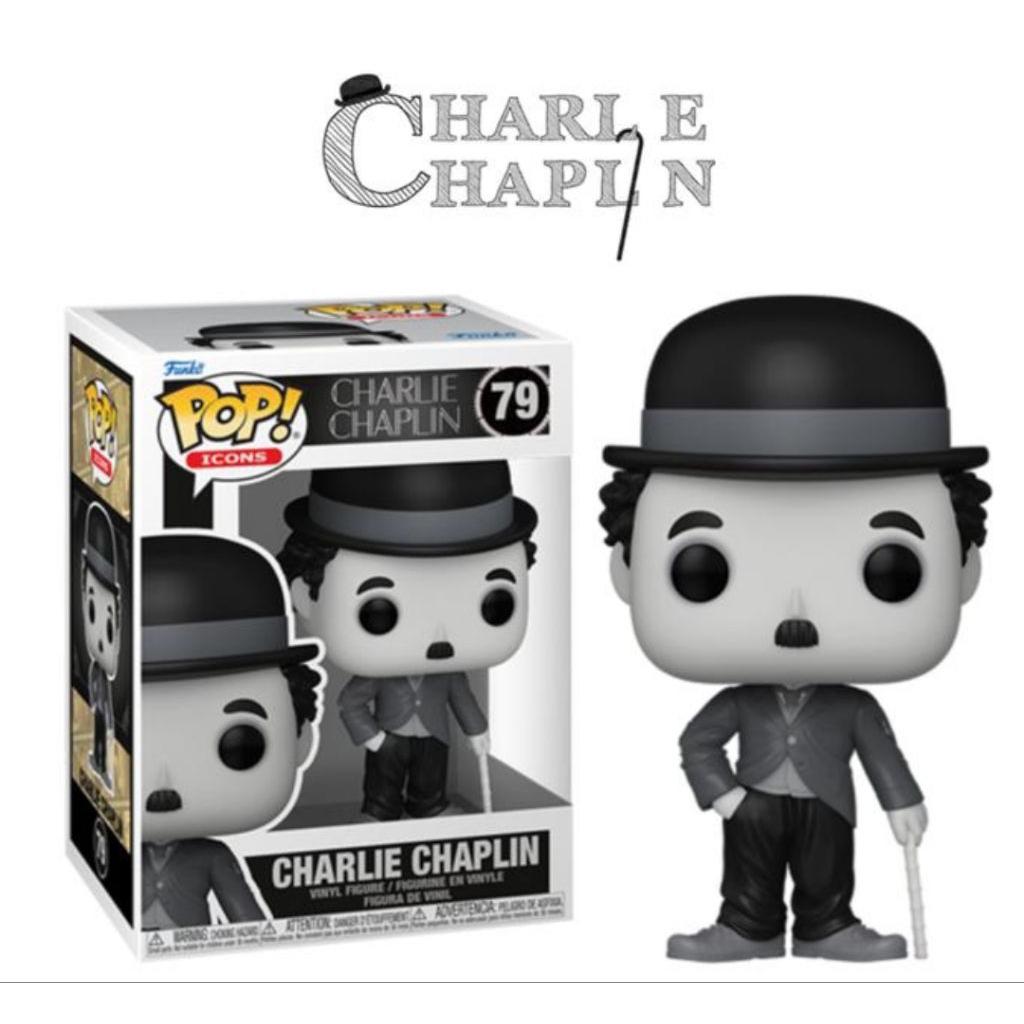 Funko POP Icons Charlie Chaplin - Charlie Chaplin #79