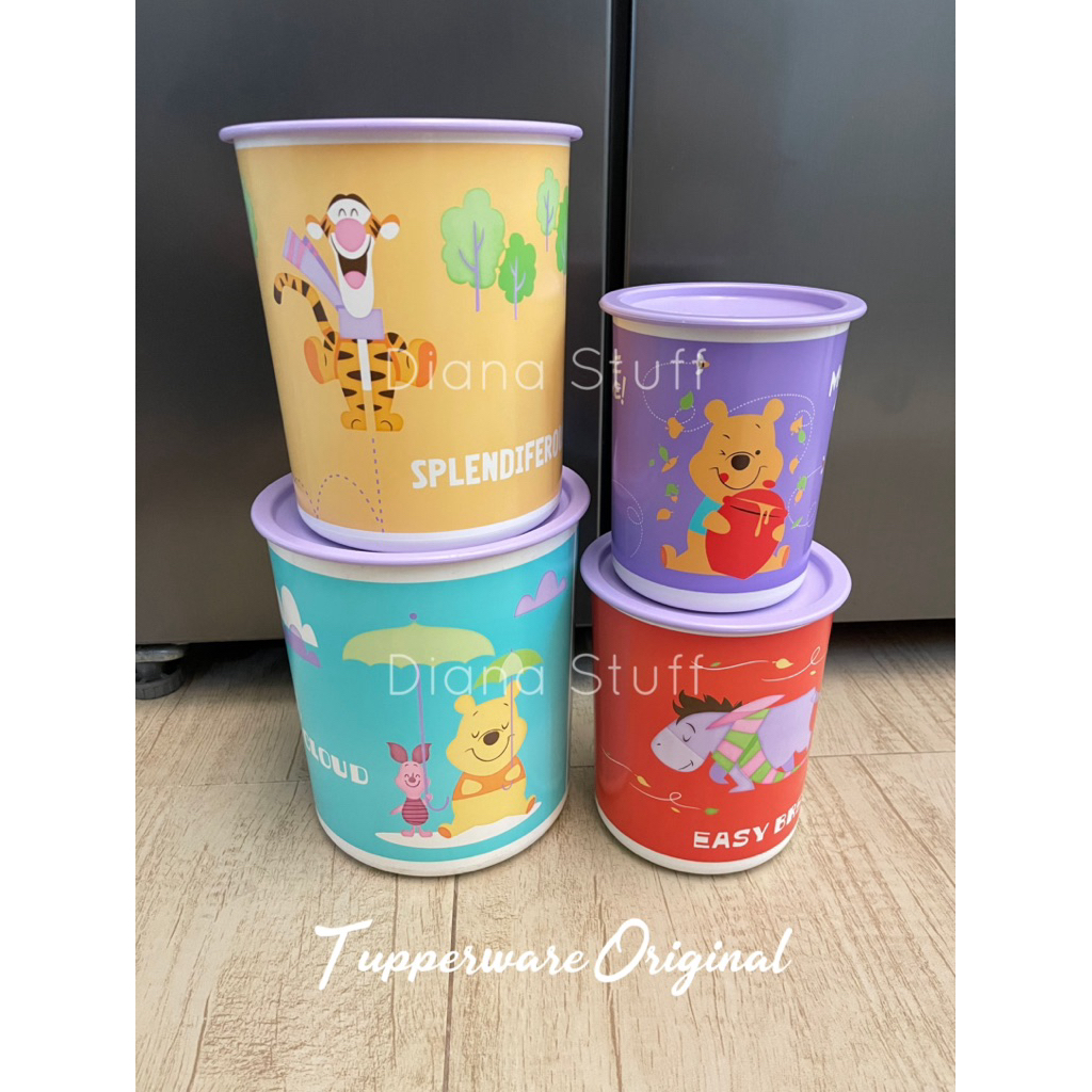 Aneka Toples Gambar karakter Snack Tupperware New