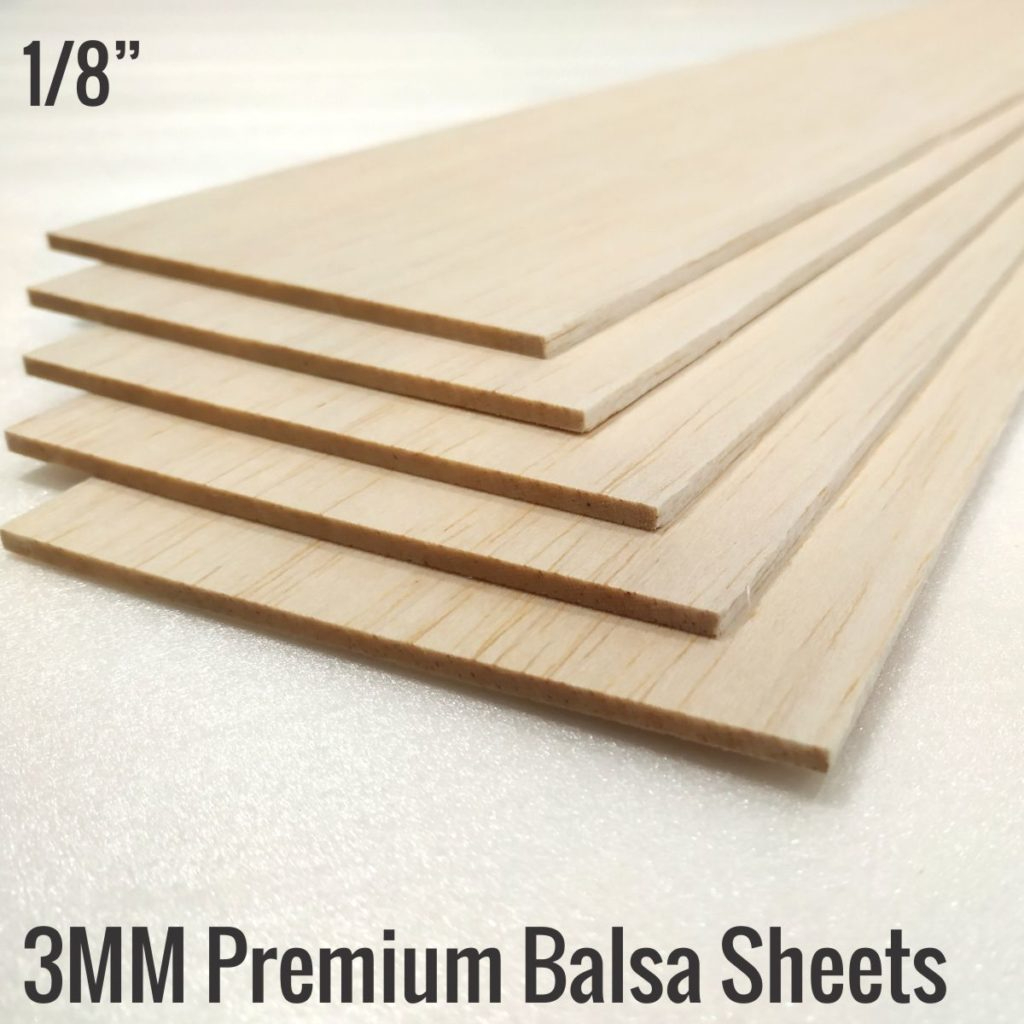 

50CM Balsa Sheet 3 mm Kayu Maket Jembatan Murah Ringan Mudah Dibentuk premium