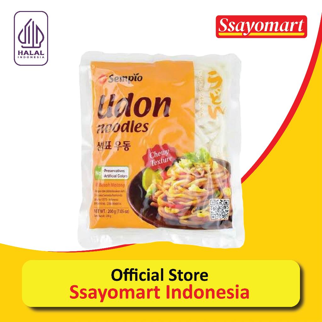 

Sempio Fresh Udon Noodle / Mie Tebal / Mie Udon Instant 200 GR Korea