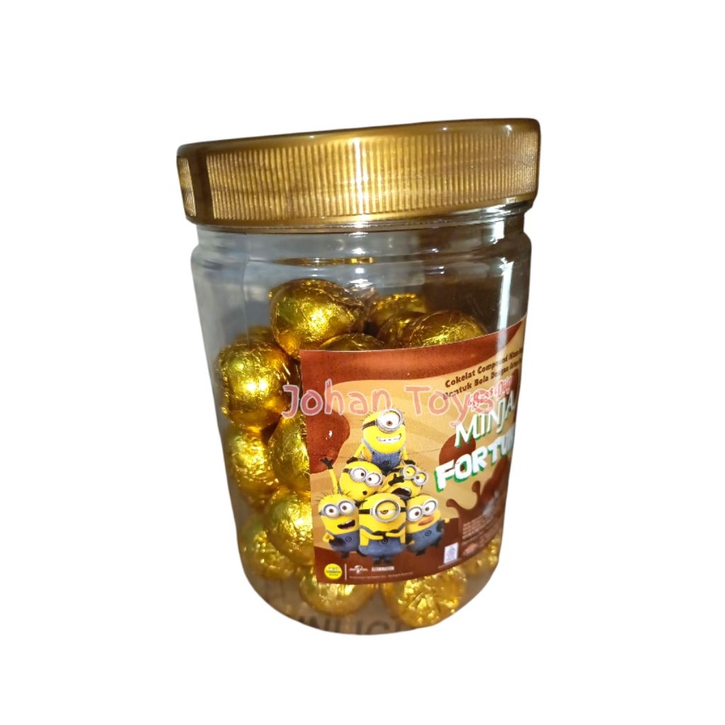 

40 Pcs Bess Diiip Cokelat Emas Minja Fortune