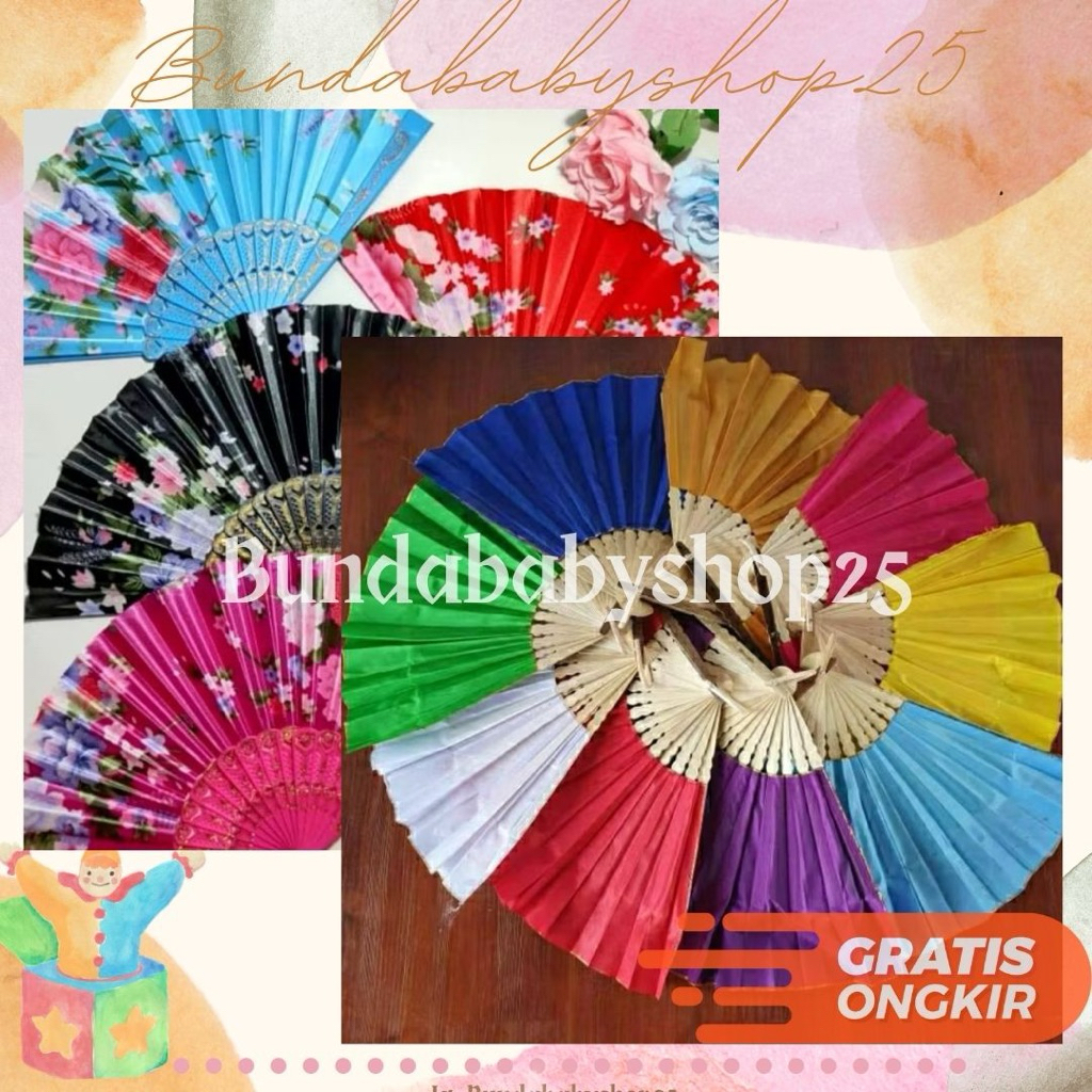 Kipas lipat,Kipas tangan lipat,Kipas persia jumbo,Kipas menari persia #Bundababyshop25