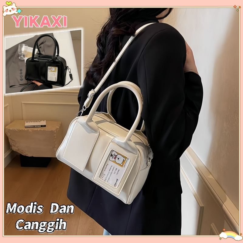 [✅Cod]Tas Boston Korea Import/Tas Trendi Kelas Atas/Tas Komuter Wanita Fashion/Tas Selempang Bahu Se