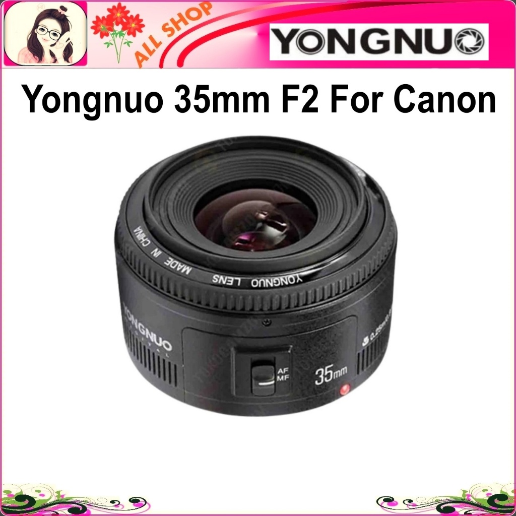Yongnuo 35mm f/2 Lens for Canon EF - Lensa Yongnuo 35MM For Canon