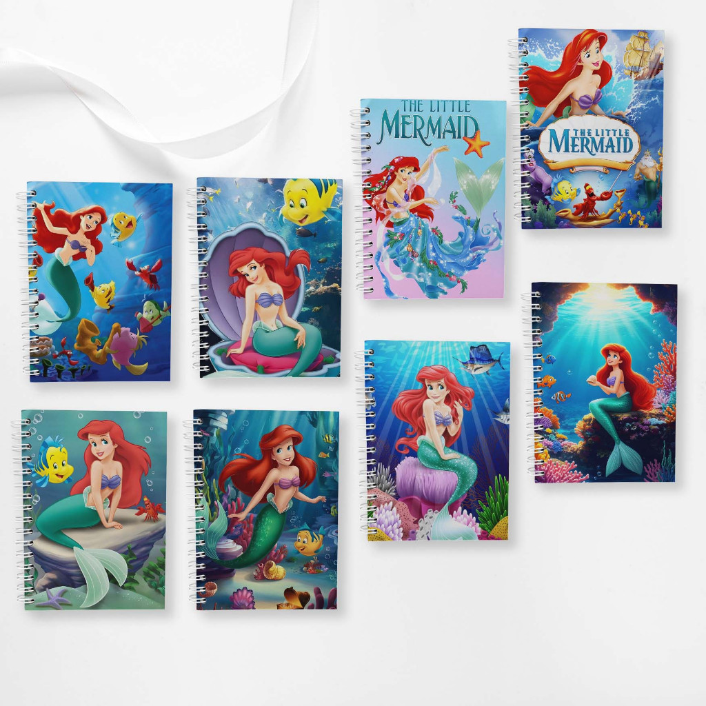 

Note Book Spiral Large (10 cm X 14 cm) Edisi The Little Mermaid
