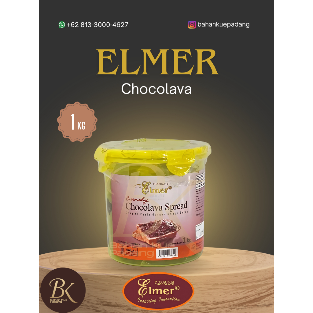 

Elmer Spread Crunchy Chocolava Vista Dark 1KG